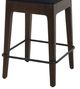 YHD Abau Dark Walnut Leatherette Counter Stool-1