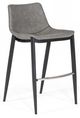 VIG Furniture Modrest Jane 2-Piece Black/Gray Counter Stool Set-0