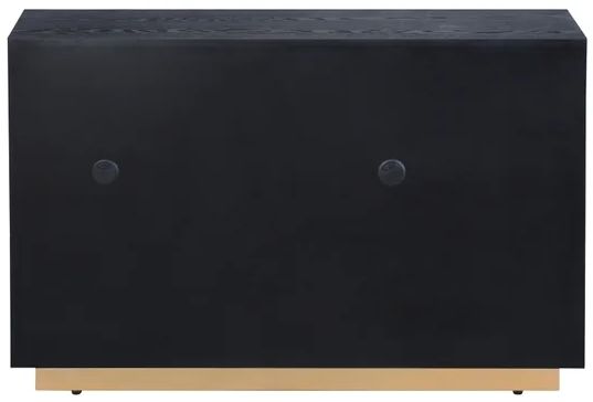 Stylecraft Ebony and Gold Sideboard-3