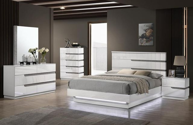 New Classic® Home Furnishings Paradox White Nightstand-1