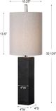 Uttermost® Delaney Black Buffet Lamp-2