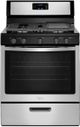 Whirlpool® 30" Black on Stainless Steel Free Standing Gas Range-0