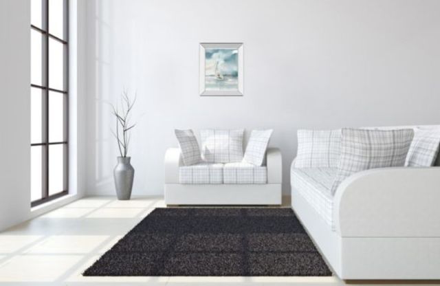 Classy Art Subtle Mist I by Carol Robinson Mirror Framed Wall Art-3
