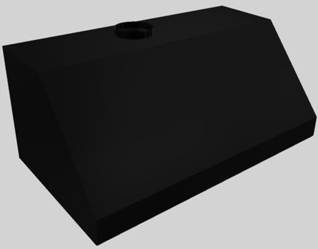 Vent-A-Hood® 42" Black Wall Mounted Range Hood-3