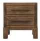 International Furniture Direct Merida Barrel Brown Nightstand-1