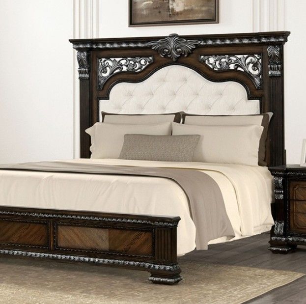 Furniture of America® Promenade 4-Piece Espresso Queen Bedroom Set-2