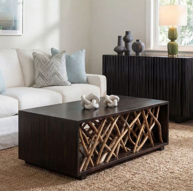 Uttermost® Teak Maze Walnut Coffee Table-1