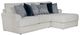 Jackson Furniture Polaris 2-Piece Off-White Right-Arm Facing Loveseat Sectional and Chaise-0