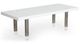 VIG Furniture Modrest Lenny Stainless Steel/White Dining Table-0