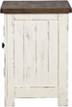 Signature Design by Ashley® Wystfield Brown Chairside End Table with Antique White Base -2