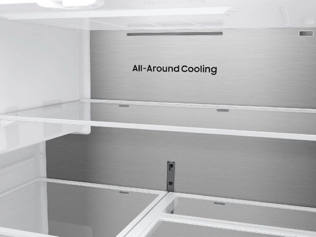 Samsung Bespoke AI 36'' 28.5 Cu. Ft. Fingerprint Resistant Matte Black Steel Freestanding French Door Refrigerator-3