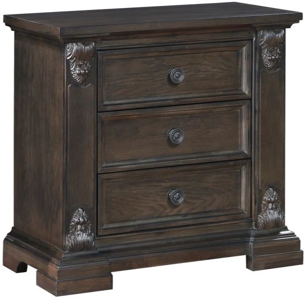 Homelegance® Cornwall Espresso Nightstand-0