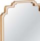 Bassett Mirror Wilmot Ant Gold Leaf/Cream Wall Mirror-2