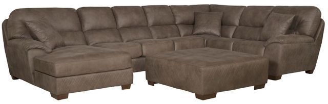 Jackson Furniture Royce 4-Piece Taupe Left Side Facing U-Shape Chaise Sectional Set-0
