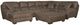 Jackson Furniture Royce 4-Piece Taupe Left Side Facing U-Shape Chaise Sectional Set-0