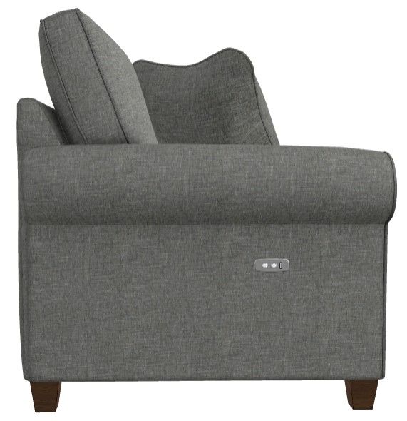 La-Z-Boy® Colby duo® Charcoal Power Reclining Loveseat-2