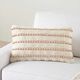 Nourison Home™ Lifestyle Blush Woven Lines And Dots Throw Pillow-2