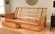 Kodiak Furniture Phoenix Marmont Mocha/Butternut Queen Storage Futon with Mattress-4