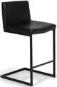 Korson Furniture Paco Set of 2 Black Counter Stools-0