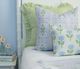 Laura Park Designs Ticking Stripe Green Decorative Pillow-2