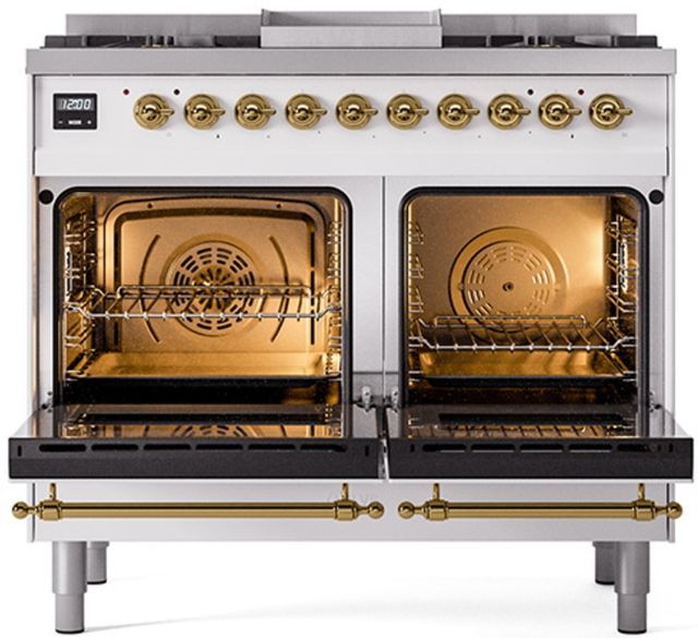 Ilve® Nostalgie II Series 40" Custom RAL Color Pro Style Dual Fuel Range-1
