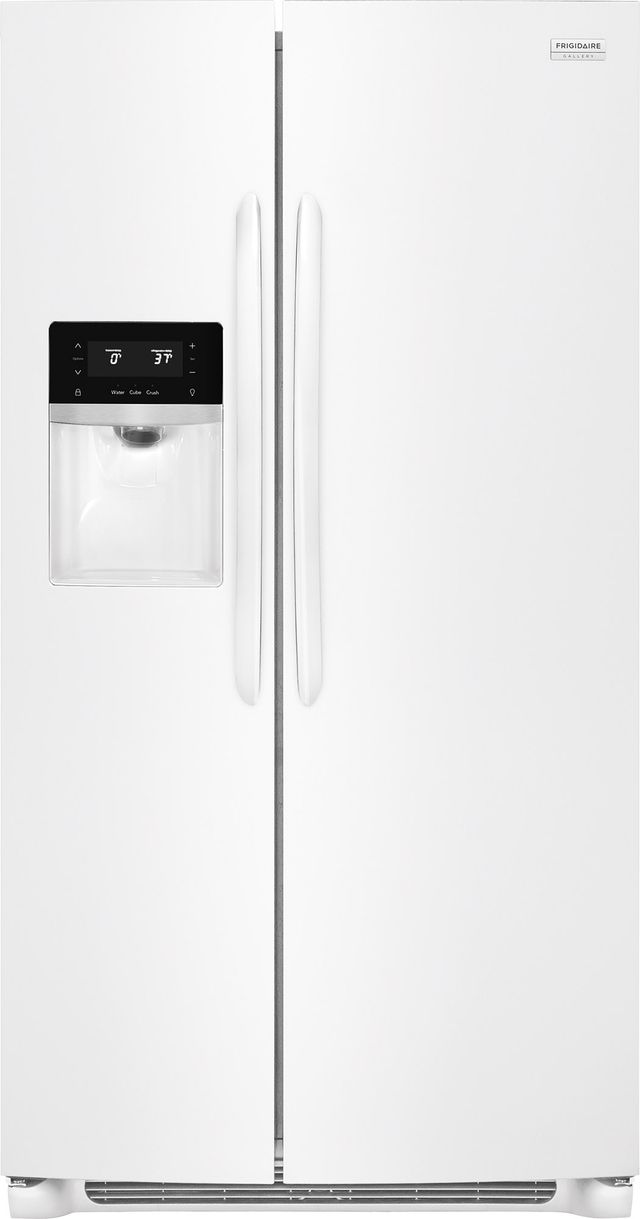 Frigidaire Gallery® 25.5 Cu. Ft. Pearl White Side-By-Side Refrigerator-0