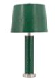 A & B Home Green Leather Lamp-1
