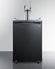 Summit® Commercial Series 5.6 Cu. Ft. Black Coffee Kegerator-0