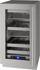 U-Line® 18" Stainless Steel Wine Cooler-0