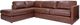 Decor-Rest® Furniture LTD 2068 2-Piece Leather Left-Arm Facing Sofa Sectional and Chaise-0