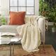 Nourison Home™ Lifestyles Cream Throw Blanket-1
