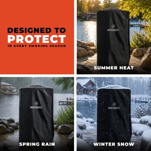 40-Inch Universal Vertical Smoker Cover-3