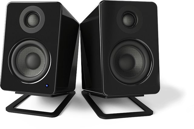 Kanto Steel Black S2 Desktop Speaker Stands-1