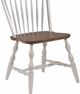TEI Corner Stone Windsor Gray/Oak Side Chair-1