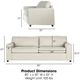 New Classic® Home Furnishings Kylo Chiffon Natural Sofa-2