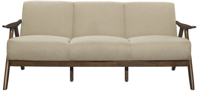Homelegance® Damala Light Brown/Walnut Sofa-1