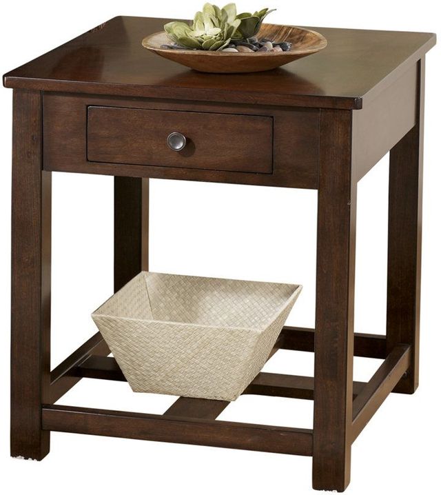 Signature Design by Ashley® Marion Dark Brown End Table-0