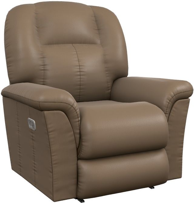 La-Z-Boy® Jasper Fawn Leather Power Wall Recliner with Headrest and Lumbar-0