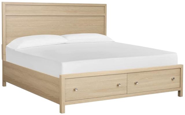 Magnussen Home® Merrifield Sandstone Beige King Panel Storage Bed-0