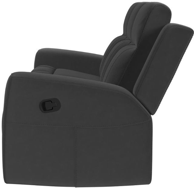 Coaster® Brentwood Dark Charcoal Manual Reclining Sofa-3