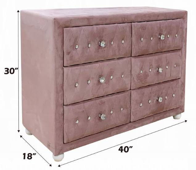 ACME Furniture Reggie Pink Dresser-2