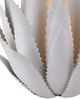 Currey & Company Agave Gesso White Wall Sconce-4