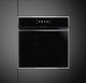Porter & Charles 30" Black Glass/Stainless Steel Trim Single Built-In Electric Wall Oven-1