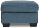 Signature Design by Ashley® Cashton Blue Ottoman-1
