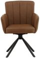 Dovetail Furniture Stefano 2-Piece Cognac Dining Chair Set-1