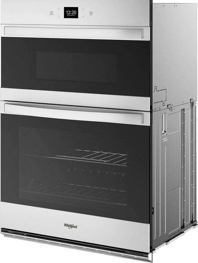 Whirlpool® 27" White Oven/Microwave Combo Electric Wall Oven-9