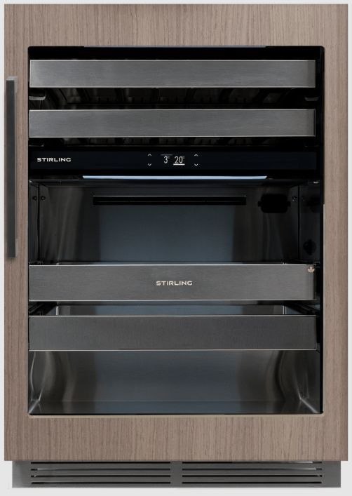 Stirling 24" 5.3 Cu. Ft. Panel Ready Built In Beverage Center-0