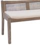 Powell® Beaux Beige/Brown Bench-1