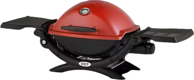 Weber® 1200™ 1-Burner Red Portable Liquid Propane Grill-3