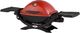 Weber® 1200™ Single Burner Red Portable Liquid Propane Gas Grill-3
